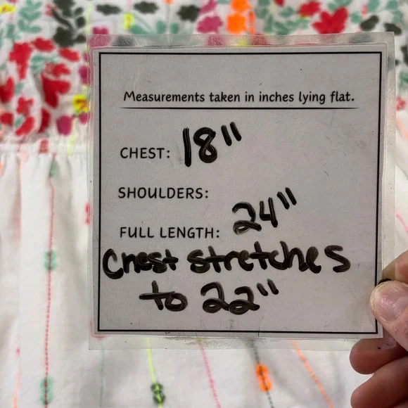 NWT Crown & Ivy Womens Embroidered Flutter Sleeve Peplum Top 1X White Multicolor - Picture 4 of 9